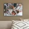 Wolf - Sneeuw - Winter - Dieren - Natuur - Sneeuw canvas 2cm klein -sfeer3