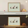 Beige - Raceauto - Groen Light Box met batterij (Wandlamp kind) middel -sfeer3_kind