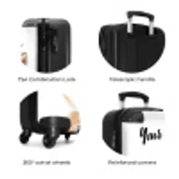 Vicky Vosje NBS - Handbagage koffer - Kinderen Unisex middel zzzzzzzbolletjes_ENG