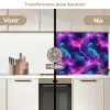 Elektrisch - Neon - Lucht keuken achterwand 2 middel 871 -voor-na2_NL