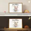 Konijn - Baby dier - Kinderen Light Box met batterij (Wandlamp kind) middel -sfeer3_kind