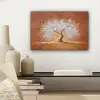 Abstract - Boom - Wit - Bladeren canvas 2cm klein -sfeer6