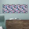 Roze - Blauw - Camouflage canvas 2cm klein 828 -sfeer4