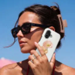 Papavers - Botanisch - Roze Toughcase MagSafe Apple iPhone 17 klein -Sfeer2V