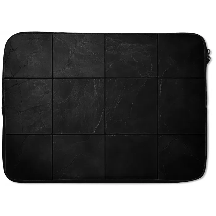 Zwart - Tegels laptophoes neopreen klein -zkaufland3dotto