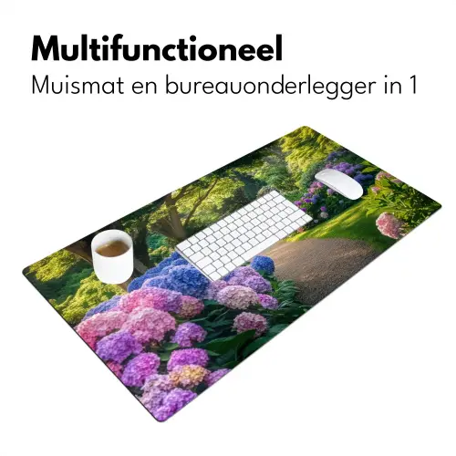 Hortensia- Park - Pad Muismat XXL klein -sfeer4