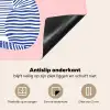 Kat - Illustratie - Minimalistisch - Roze Inductie beschermer vinyl 3mm middel -sfeer4