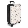 XOXO op beige NBS - Handbagage koffer - Volwassenen Unisex middel -productfoto_3d