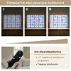 Patroon - Huizen - Blauw Light Box met batterij (Wandlamp) middel 907 -USP_dimbaarNL