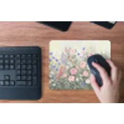Bloemen - Tuin - Natuur - Kleurrijk muismat rubber klein -toetsenbord