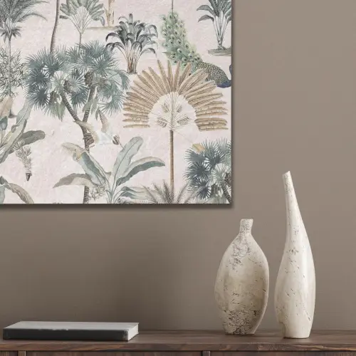 Bladeren - Monstera - Jungle - Tropical PET vilt klein -sfeer6_closeup