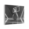 Basketbal - Basketbalveld - Lichtlijnen PET vilt klein -3d