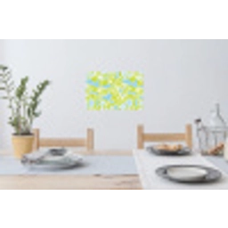 Modern - Bloemen - Groen Muursticker klein 286 -eettafel