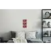 Rood - Vintage - Decoratie - Japandi Muursticker klein -slaapkamer