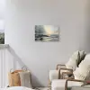 Strand - Zee - Zonsondergang Tuinposter op houten frame 2 cm dik klein -sfeer1