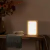 Minimalistisch - Wit - Grijze aders Light Box met kabel (Tafellamp) klein 925 -sfeer4