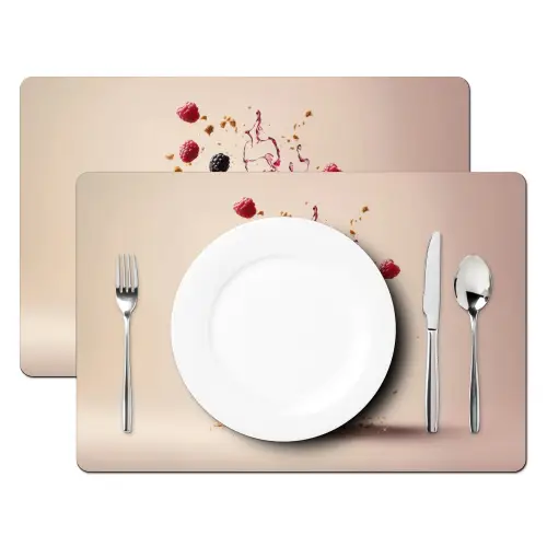 Cheesecake - Eten - Roze - Taart Placemat vinyl groot -zzsfeer2_Kitchenyeah-website