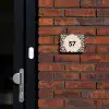 Beige luipaardprint - Traditioneel Naambord Rechthoek middel -sfeer1-rechthoek-S