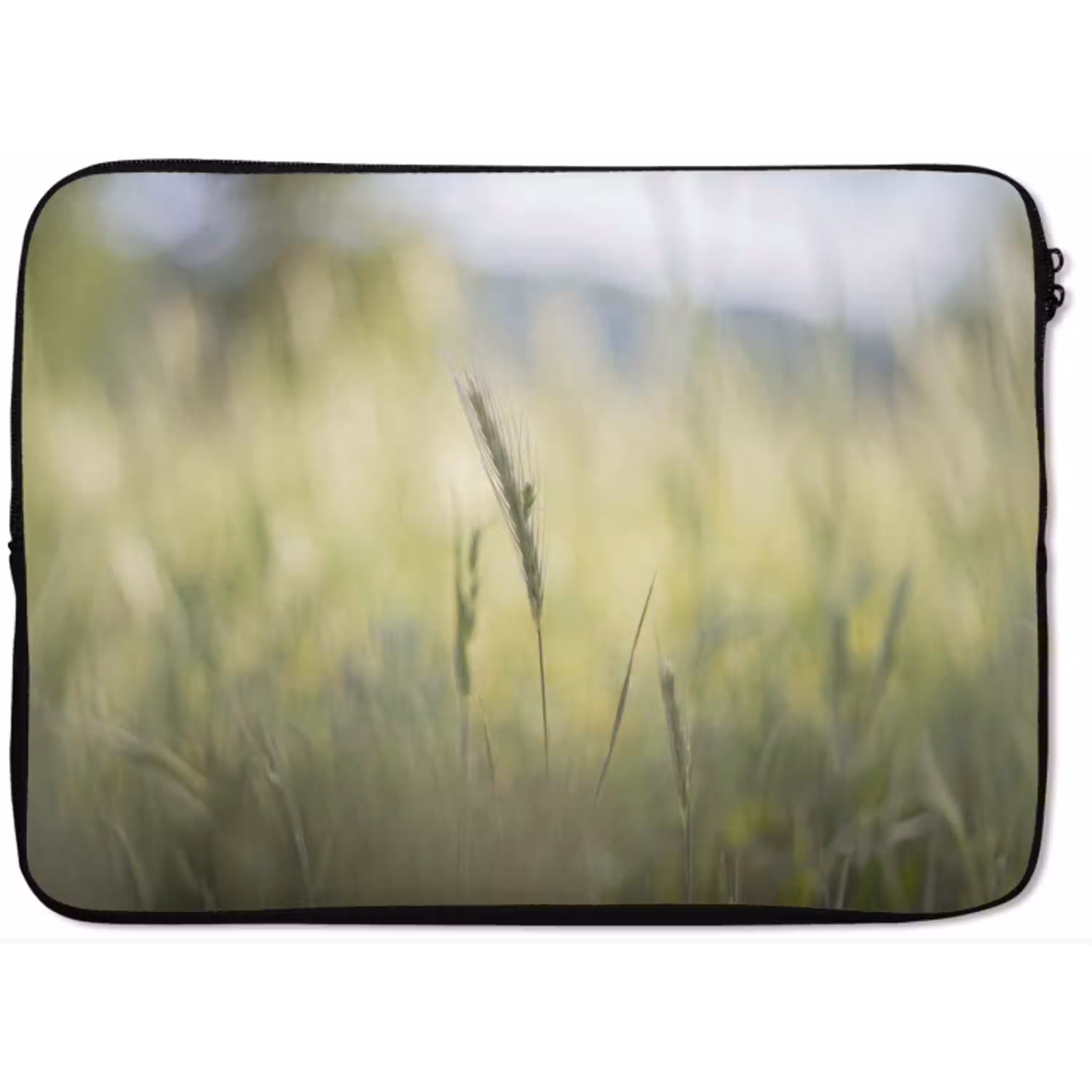 Graan - Aar - Natuur - Groen - Detail laptophoes neopreen klein -zkaufland3dotto