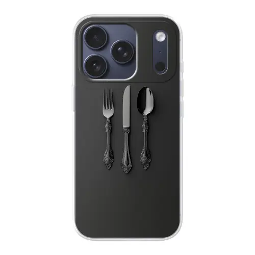 Bestek - Zwart Telefoonhoesje iPhone 17 Pro klein -3d