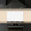 Patronen - Abstract - Zwart - Wit - Geometrie keuken achterwand spatscherm klein 900 -sfeer1