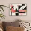 Roze - Abstract - Aesthetic - Modern - Vormen canvas 2cm klein -sfeer1