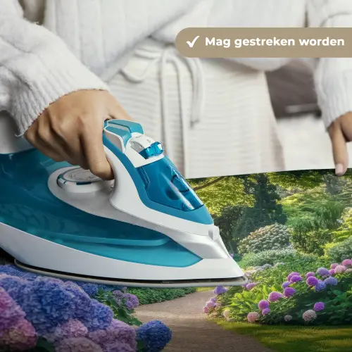 Hortensia- Park - Pad Wandkleed katoen klein -sfeer9