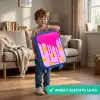 Verf - Smiley - Roze Kinderkoffer - Blauw klein -sfeer2_NL