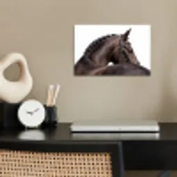 Portret - Paard - Elegant poster papier klein -sfeer1