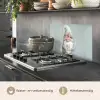 Kerstgnome - Cadeau - Groen keuken achterwand spatscherm klein -usp_NL
