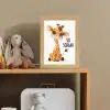 Giraf - Wees slim - Quote - Dier Light Box met kabel klein -sfeer2_kind