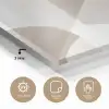 Abstracte bogen - Modern - Beige plexiglas 5mm klein -sfeer2
