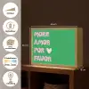 Amor - Valentijn - Groen - Tekst Light Box met batterij (Wandlamp) middel -USP_websiteoverzichtNL
