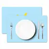 Ster - Today is a good day - Blauw Placemat vinyl groot -zzsfeer2_Kitchenyeah-website