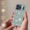 Boho - Print - Blauw - Zon - Ogen - Zen Telefoonhoesje iPhone 17 Pro klein -sfeer3_NL