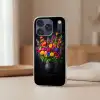 Felgekleurd - Bloemen - Vaas Telefoonhoesje iPhone 17 Pro klein -sfeer2