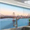 Water - Brug - Skyline - Modern keuken achterwand 2 middel -zzzz3d_schuin