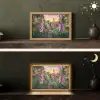 Vingerhoedskruid - Bloemen - Tuin Light Box met kabel (Tafellamp) klein -sfeer3