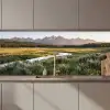 Berglandschap - Rivier - Bos keuken achterwand 2 middel zz_3dshopping