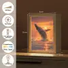 Walvis - Zon - Zee Light Box met kabel (Tafellamp) klein -USP_NL