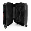 Basketbal omringd door graffiti NBS - Handbagage koffer - Unisex middel -binnenkant