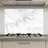 Marmer - Grijs - Wit - Marmerstructuur keuken achterwand spatscherm klein -3d_website