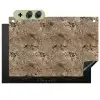 Beige - Graniet - Ruw Inductie beschemer met haakjes klein 777 -3d