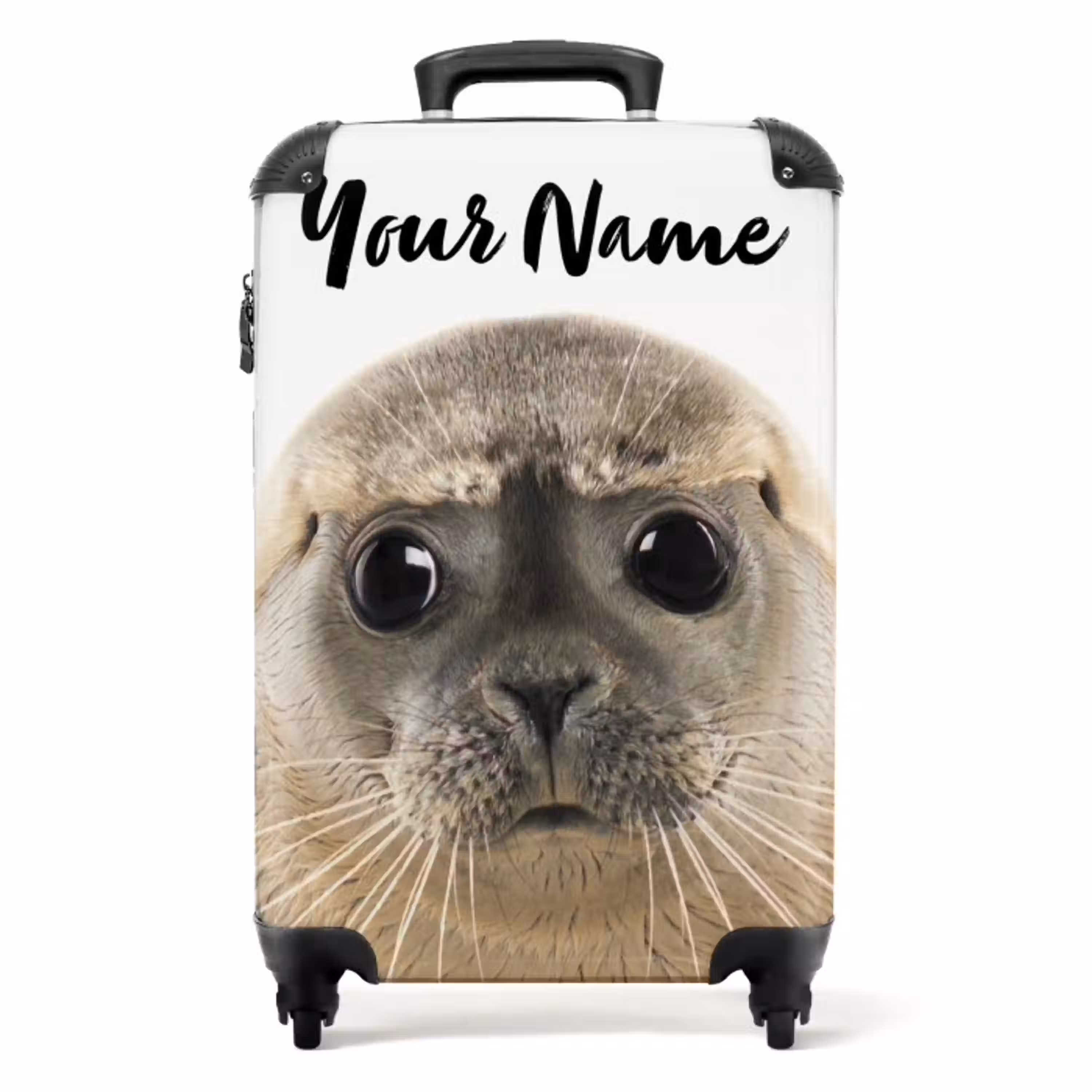 Zyon Zeehond NBS - Handbagage koffer - Kinderen Unisex middel -productfoto_recht