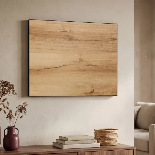 Houtlook - Bruin - Hout Textielframe zwart klein -sfeer3