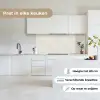 Bladeren - Beige - Monstera - Palm keuken achterwand 2 middel -sfeer4_NL