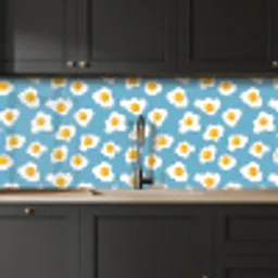 Eieren - Dooiers - Blauw keuken achterwand 2 middel 871 -sfeer1