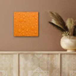 Water - Druppels - Oranje aluminium wit klein -sfeer4