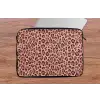 Luipaard - Patroon - Roze laptophoes neopreen klein 279 -tafel