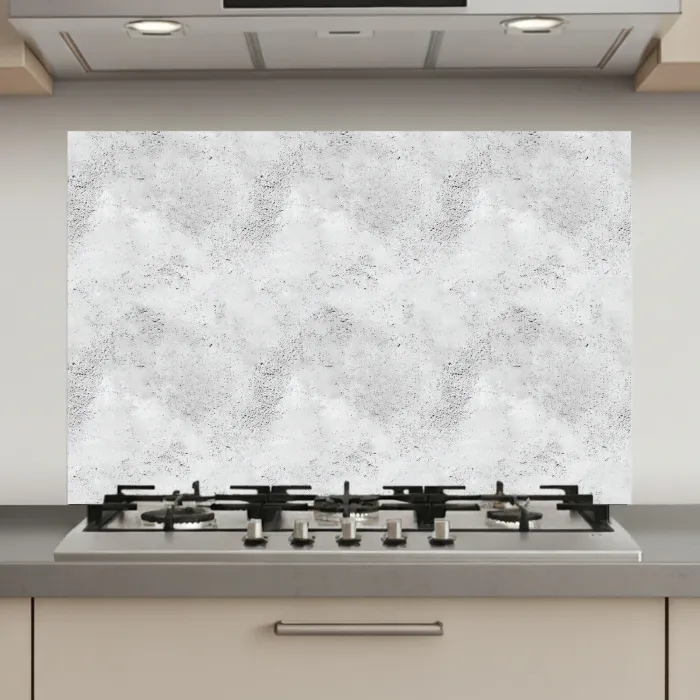 Lichtgrijs - Ruw - Subtiel keuken achterwand spatscherm klein 900 -3d_website